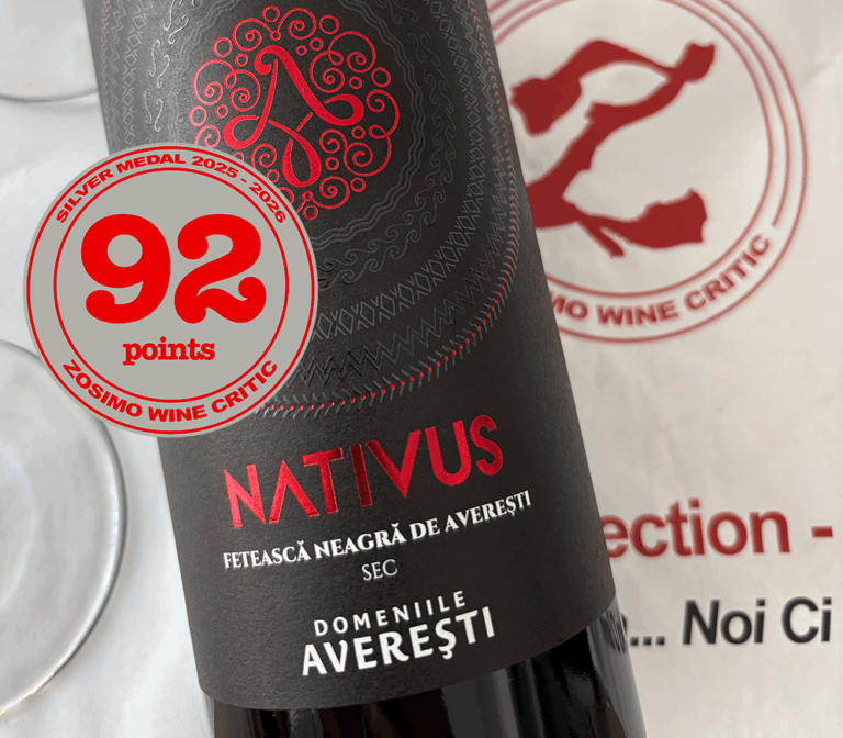 Domeniile Averesti – Nativus Feteasca Neagra De Averesti – 2022 – 92 Points ZWC